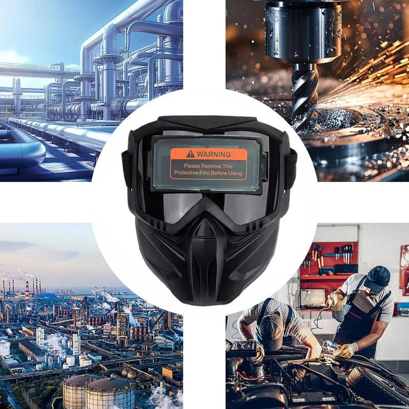Smart Auto-Darkening Welding Helmet