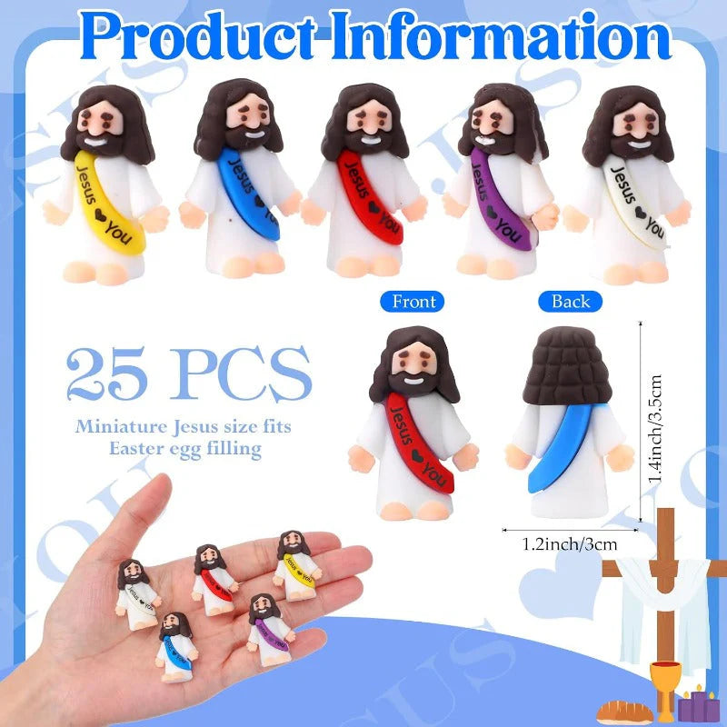 Soft Rubber Mini Jesus Figures