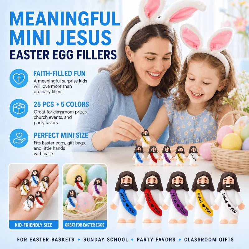 Soft Rubber Mini Jesus Figures