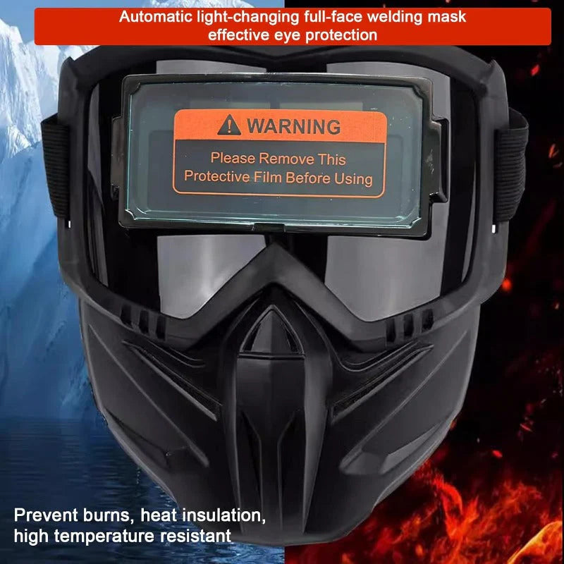 Smart Auto-Darkening Welding Helmet
