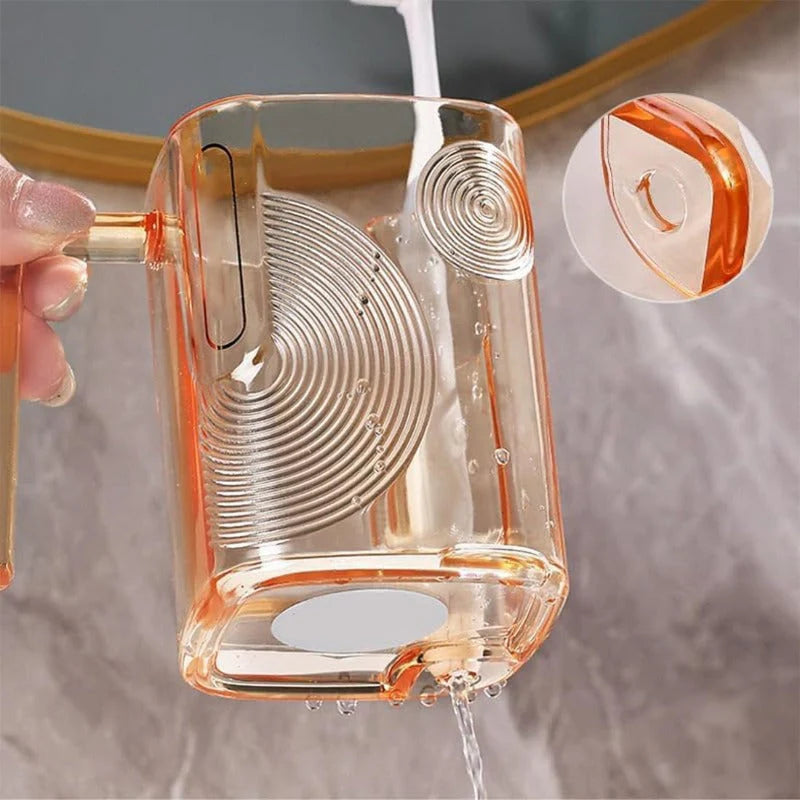 Self-Draining Toothbrush Tumbler