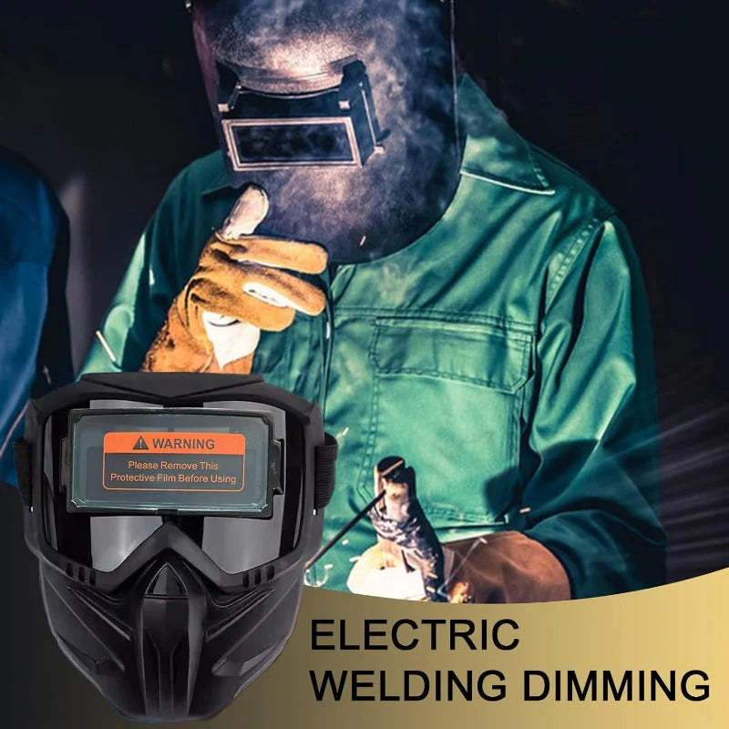 Smart Auto-Darkening Welding Helmet