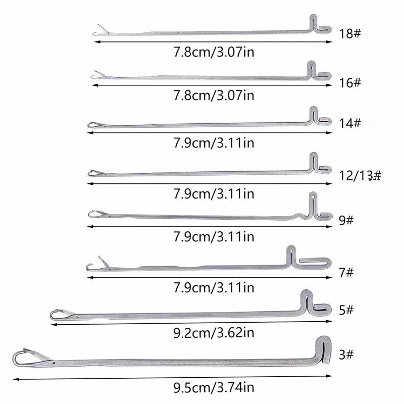 Stainless Steel Latch Hook Set