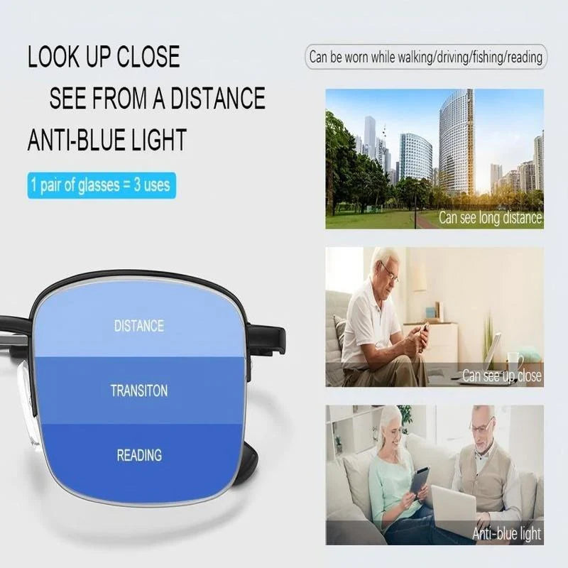 Smart Zoom Reading Glasses