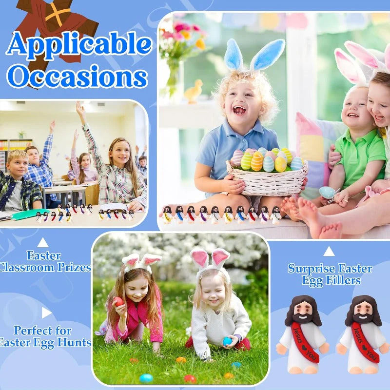 Soft Rubber Mini Jesus Figures