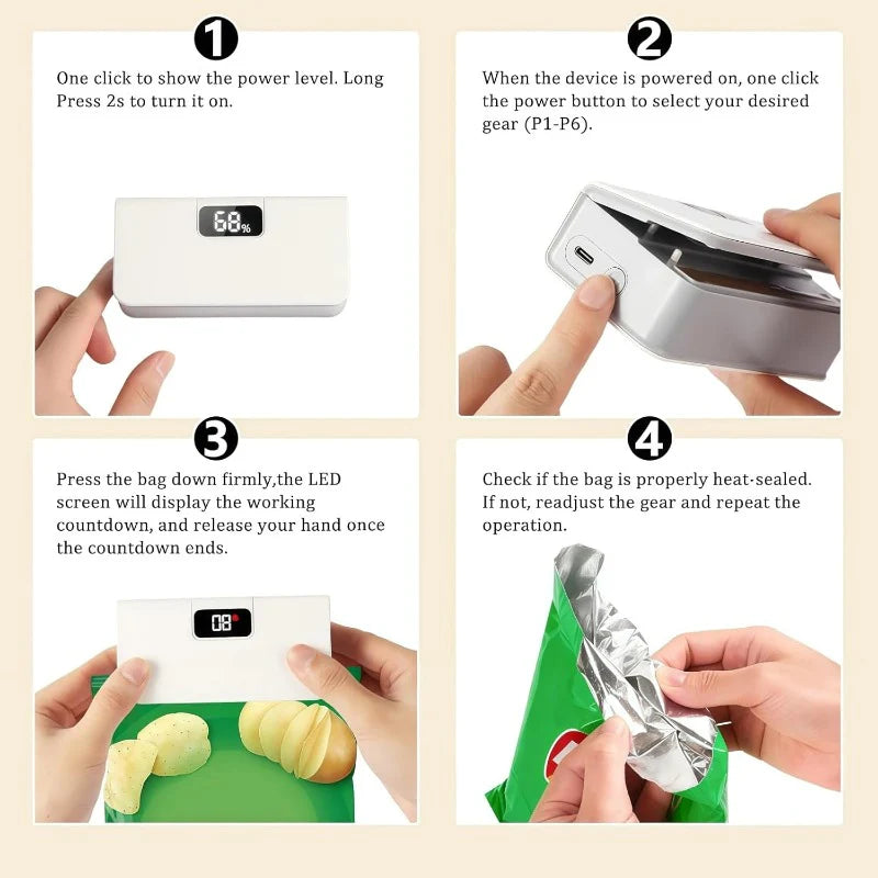 Smart Rechargeable Bag Sealer