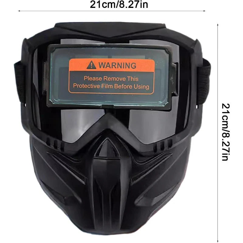 Smart Auto-Darkening Welding Helmet