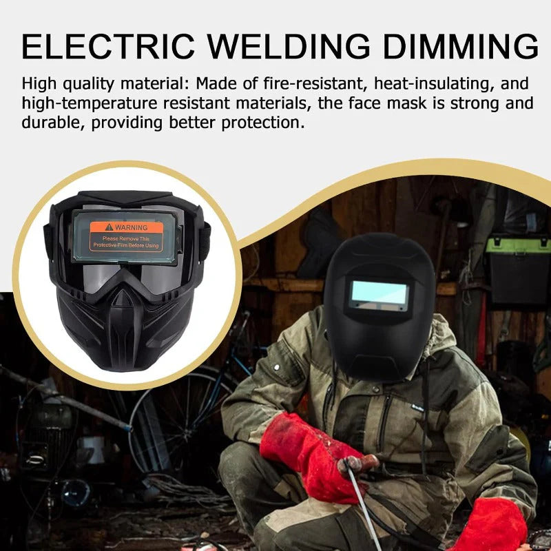 Smart Auto-Darkening Welding Helmet