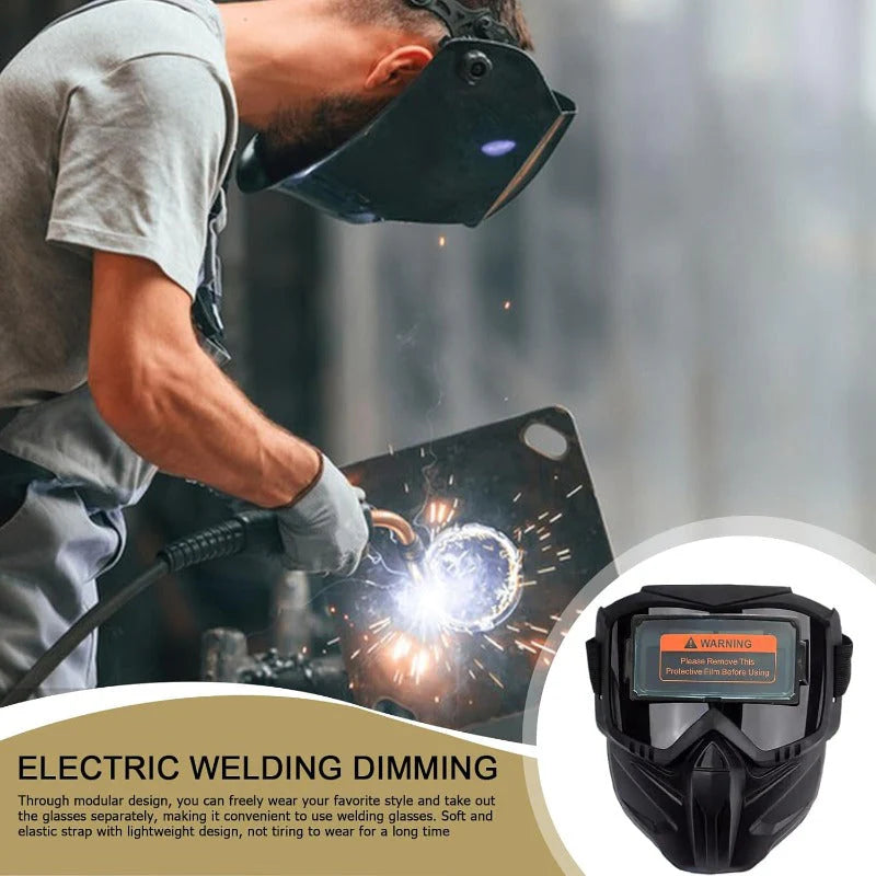 Smart Auto-Darkening Welding Helmet