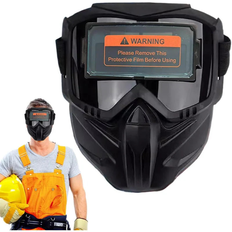 Smart Auto-Darkening Welding Helmet